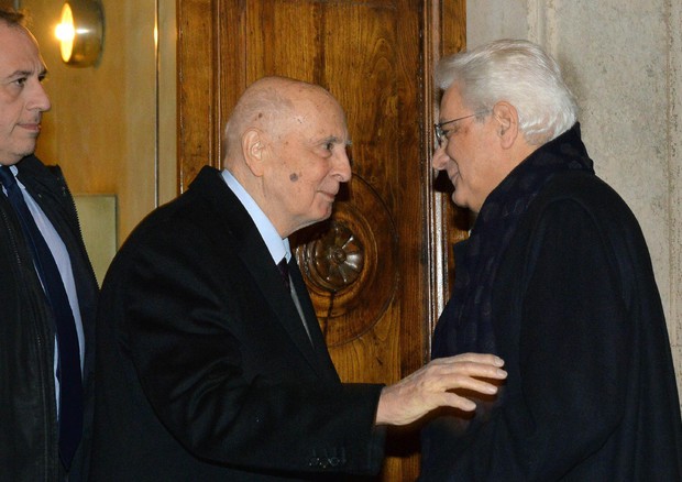 Mattarella, ringraziato Napolitano per quanto fatto © ANSA