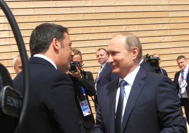 Putin e Renzi © ANSA