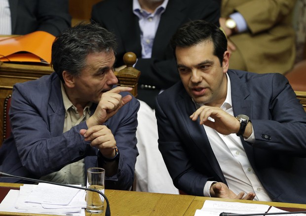 Alexis Tsipras e Euclid Tsakalotos © AP
