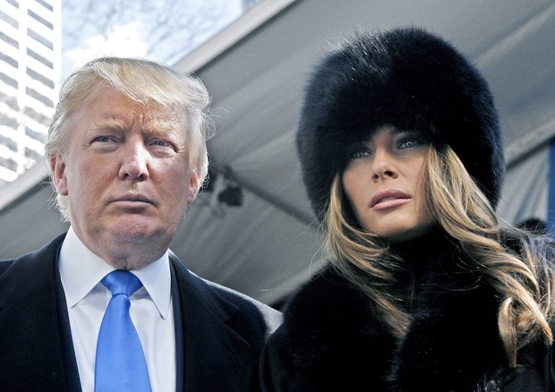 Donald Trump con la moglie Melania (foto: EPA)