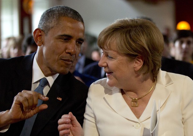 Telefonata Obama-Merkel, focus su Ucraina e immigrati (foto: ANSA)