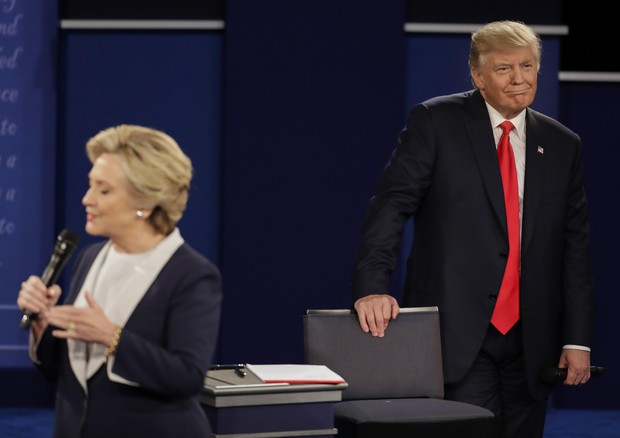 Trump sopravvive a duello tv (foto: AP)