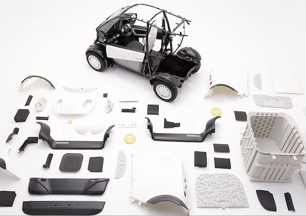 Da Honda microcar elettrica con carrozzeria in stampa 3D © Honda