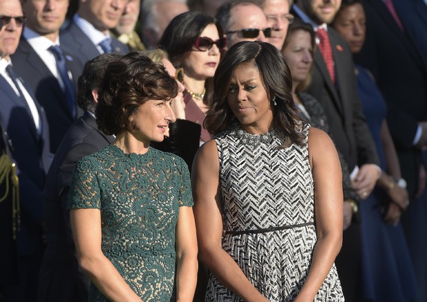 Michelle Obama,Agnese Landini (foto: AP)