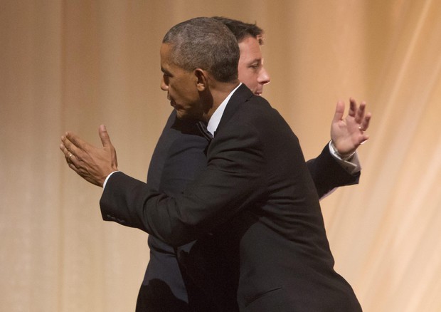 Barack Obama con Matteo Renzi © EPA