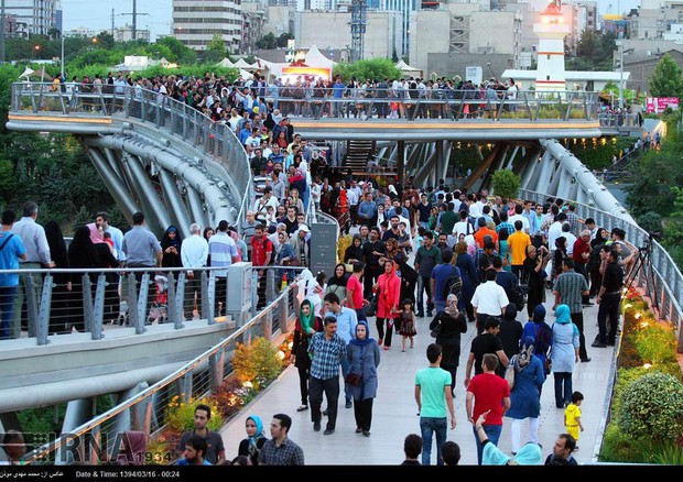 Il ponte Tabiat a Teheran (dal sito della Fiera di Roma) © ANSA