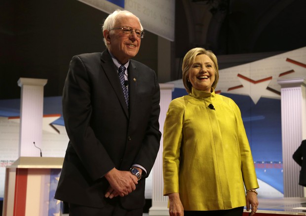 Usa 2016: Hillary-Bernie, a caccia voto minoranze (foto: AP)