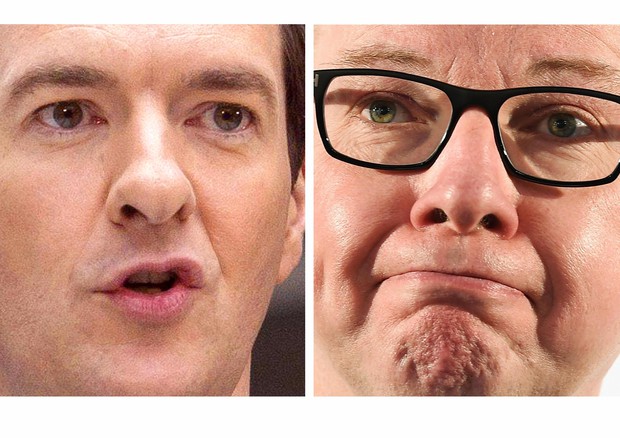 Una combo con George Osborne e Michael Gove © ANSA