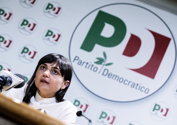 Debora Serracchiani nella sede del Partito Democratico durante una conferenza stampa sui risultati  delle elezioni amministrative comunali © ANSA