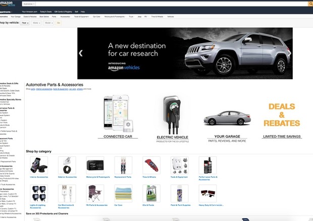 Dopo Google e Apple Amazon entra nell'automotive, vende auto © Immagine dal web