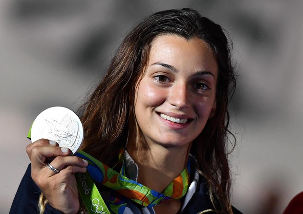 Rossella Fiamingo, prima medaglia olimpica individuale nella storia della spada femminile italiana © Ansa