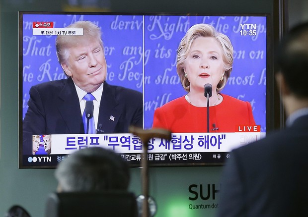 Hillary Clinton, Donald Trump (foto: AP)