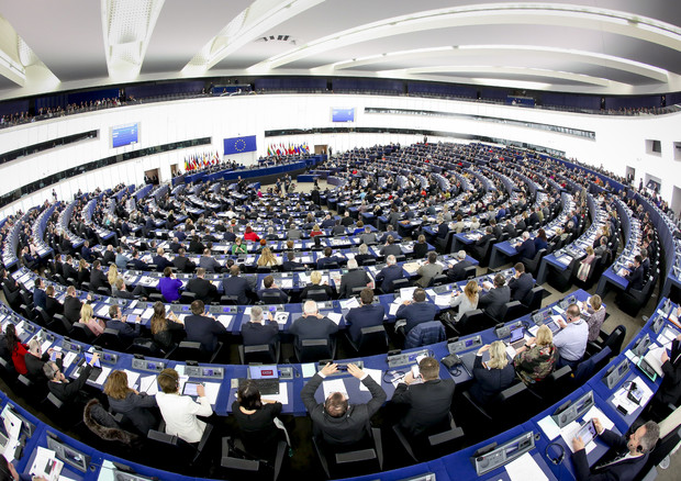 L'aula di Strasburgo del Parlamento europeo - Fonte: PE (foto: Ansa)