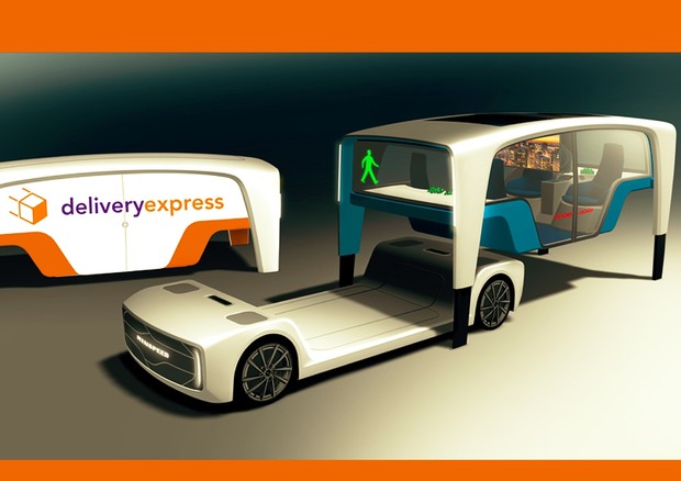 Rinspeed Snap, lounge o furgone sulla stessa base autonoma © Rinspeed Press