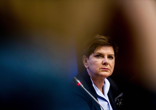 La premier polacca Beata Szydlo (foto: EPA)