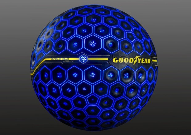 Da Goodyear pneumatico intelligente del futuro autoriparante © GoodYear
