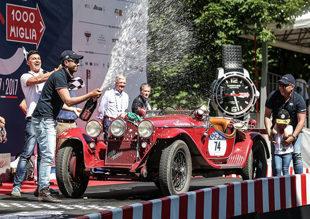 Tricolore e Alfa Romeo trionfano alla Mille Miglia © Ansa