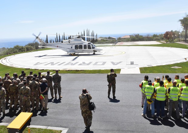 G7 in Taormina, site inspection by the chief of Italian Air Force (foto: ANSA)
