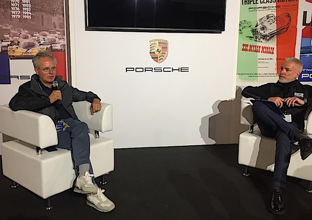Horacio Pagani, fondatore e patron della Pagani Automobili e Pietro Innocenti, direttore generale di Porsche Italia © dbc