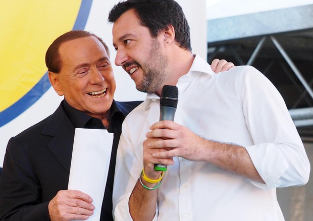 Berlusconi-Salvini © ANSA
