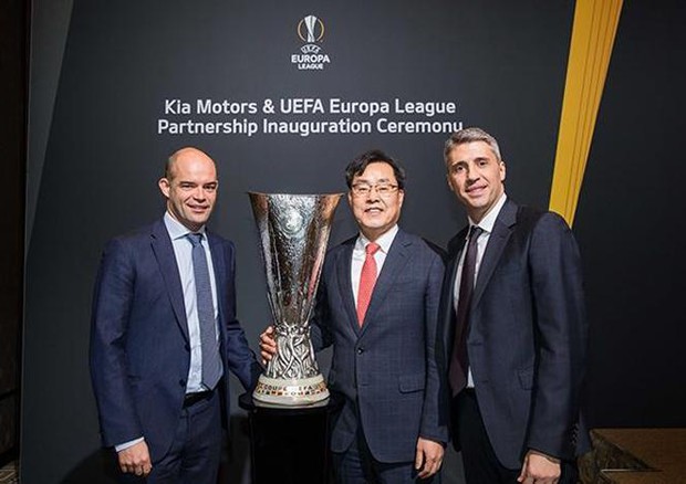 Per 3 stagioni Kia sar Official Partner Uefa Europa League © ANSA