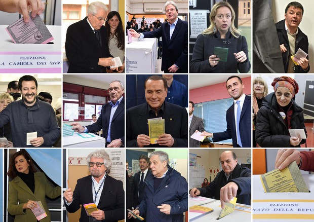 I leader politici al voto © ANSA
