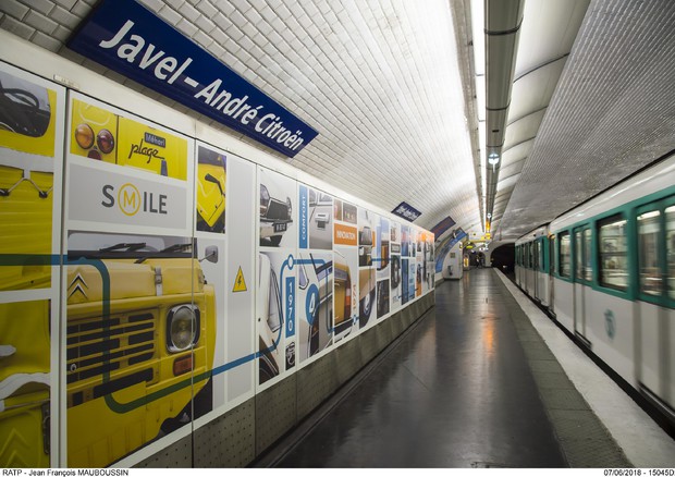 Metro e auto, nuovo look stazione Javel-André Citroën © ANSA