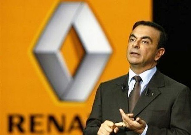 Stipendio abbondantemente ridotto nel 2018 per il CEO di Renault Carlos Ghosn © ANSA