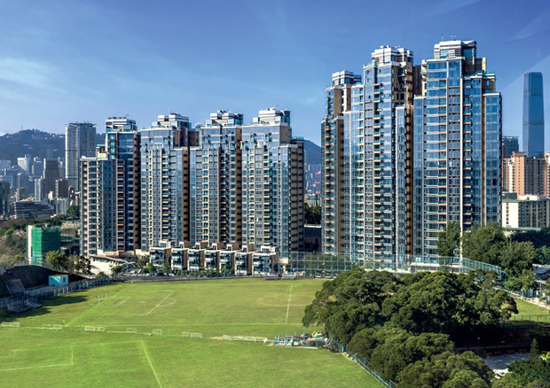 Il complesso Ultima della Sun Hung Kai Properties con il posto auto dei record © Sun Hung Kai Properties
