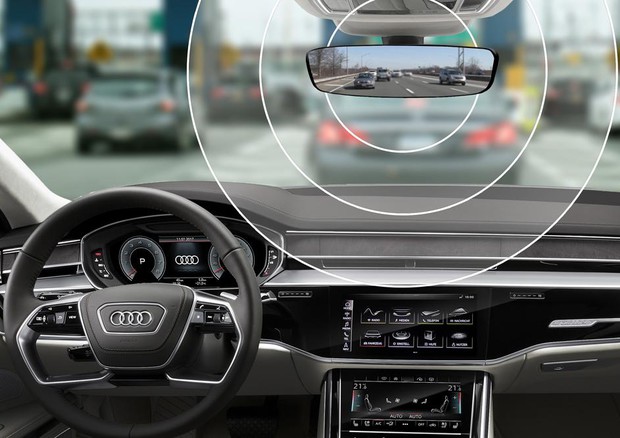 La tecnologia ITM stata realizzata con Gentex Corporation che fornisce gli specchi retrovisivi ad Audi © Audi Press