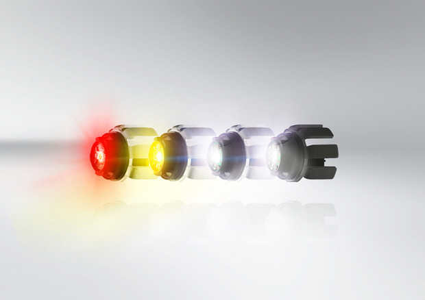 La famiglia delle lampade Led Osram XLS prevede tre colorazioni © Osram Ufficio Stampa