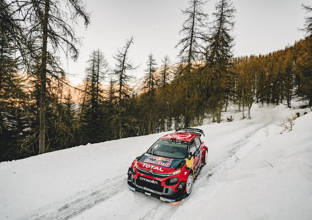 Citroen: giornata di prove a Montecarlo per le due C3 WRC © ANSA