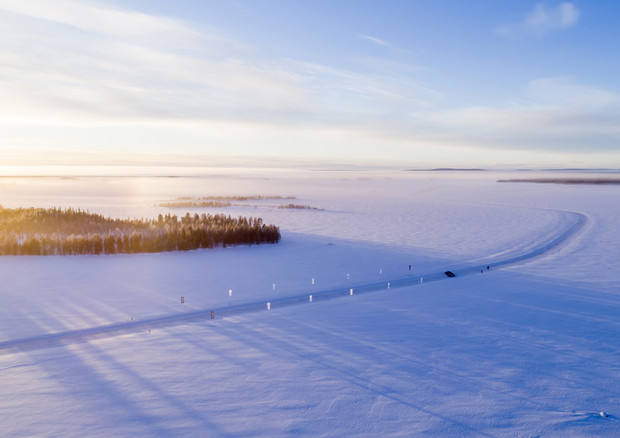 Rovaniemi, casa di Babbo Natale: un'avventura andare in auto © ANSA