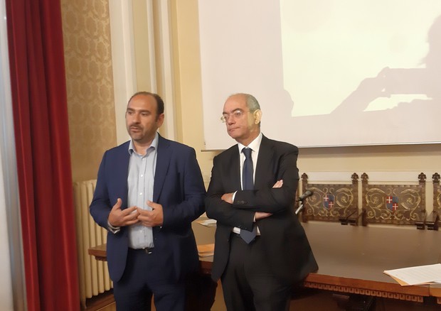 Cristiano Erriu ed Efisio Perra, presidente e vicepresidente del Centro servizi promozionali per le imprese © 