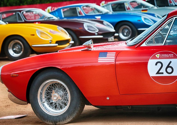 Preziose Ferrari d'epoca a Roma per Cavalcade Classiche © ANSA