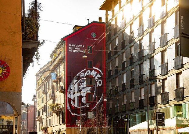 Alfa Romeo Stelvio e Giulia, ecco la campagna con i murales © ANSA