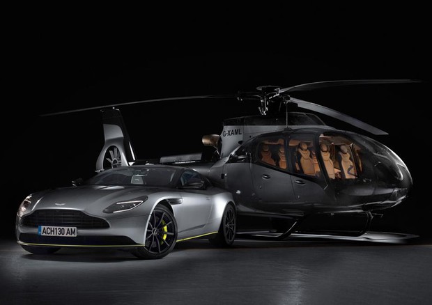 Nell'elicottero Airbus i lussuosi dettagli delle Aston Martin di 007 © Aston Martin Media