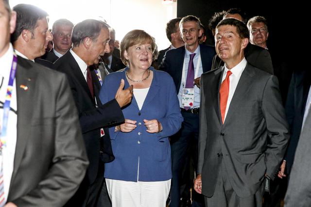 German Chancellor Angela Merkel visits Milan Expo 2015