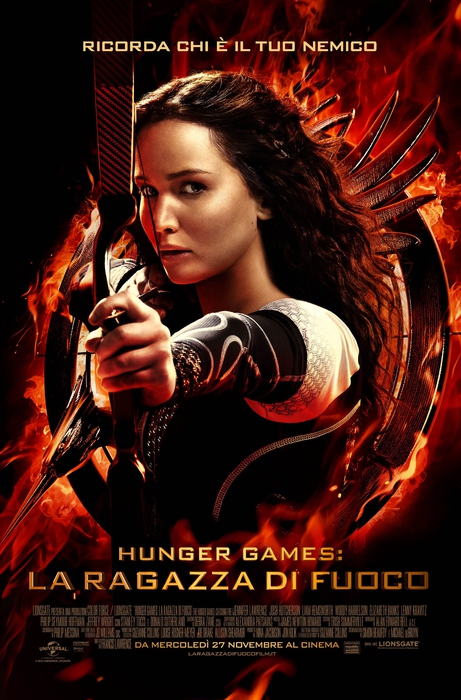 Hunger game, la ragazza di fuoco - il poster (foto: Ansa)