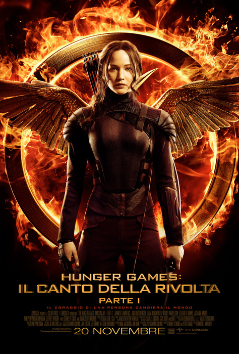 Il poster ufficiale di Hunger Games: Il canto della rivolta - PARTE I (foto: Ansa)