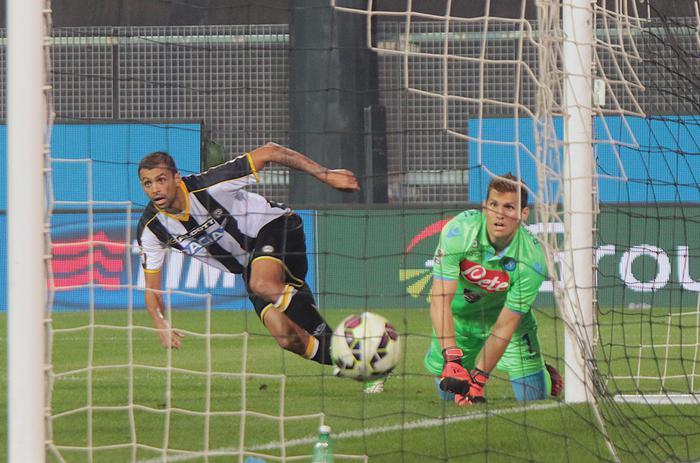 Il gol dell'Udinese