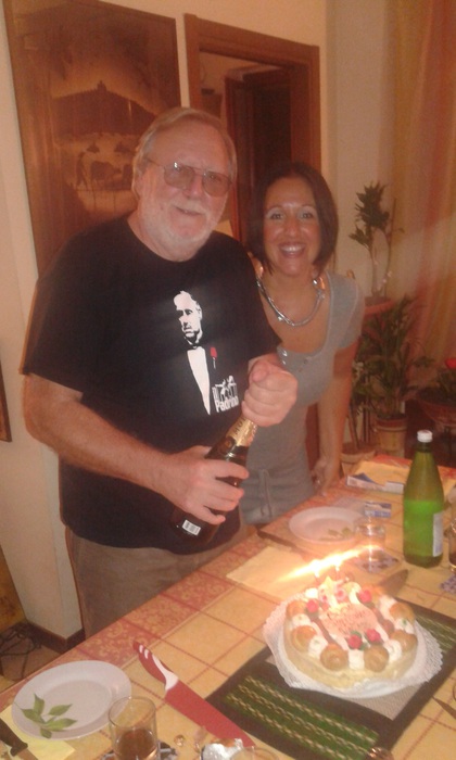 Silvia Latroni, il compleanno di mio papà nel 2014 (foto: ANSA)