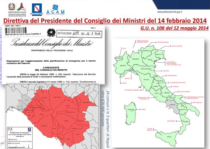 Piano emergenza Vesuvio: zona rossa, 700mila da evacuare - ANSA.it