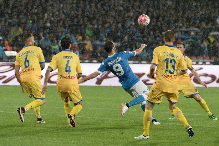Soccer: Serie A; Napoli-Frosinone (foto: ANSA)