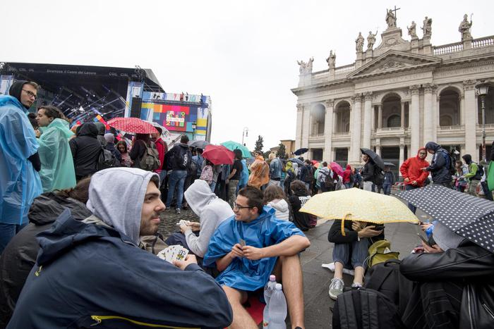 May Day in Rome (foto: ANSA)