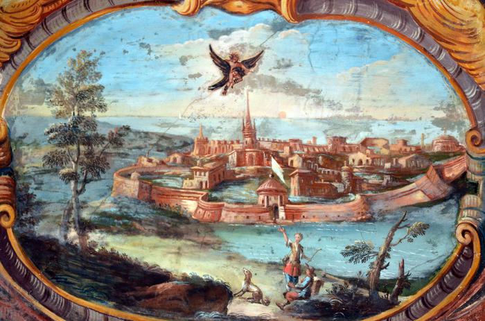 Risultati immagini per gli affreschi mai visti a Palazzo Ferretti