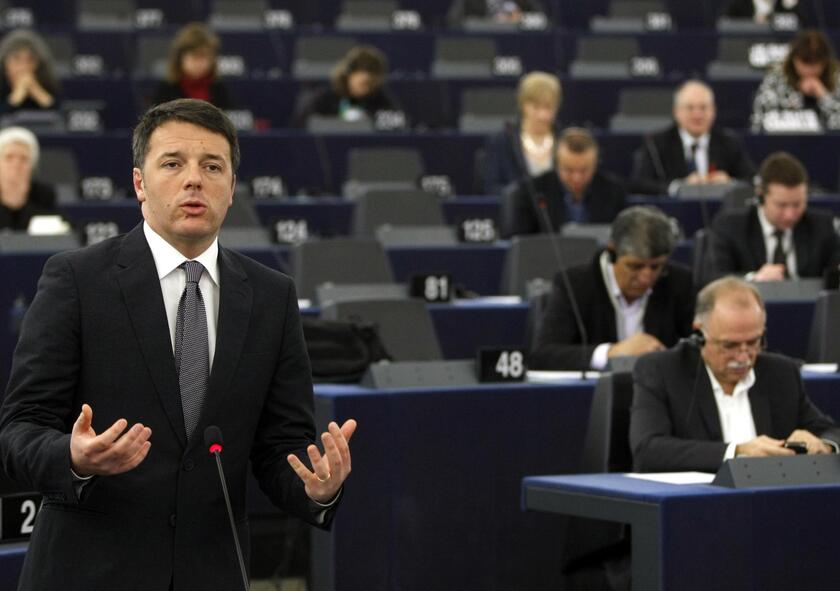 Matteo Renzi chiude la presidenza di turno italiana © ANSA/AP