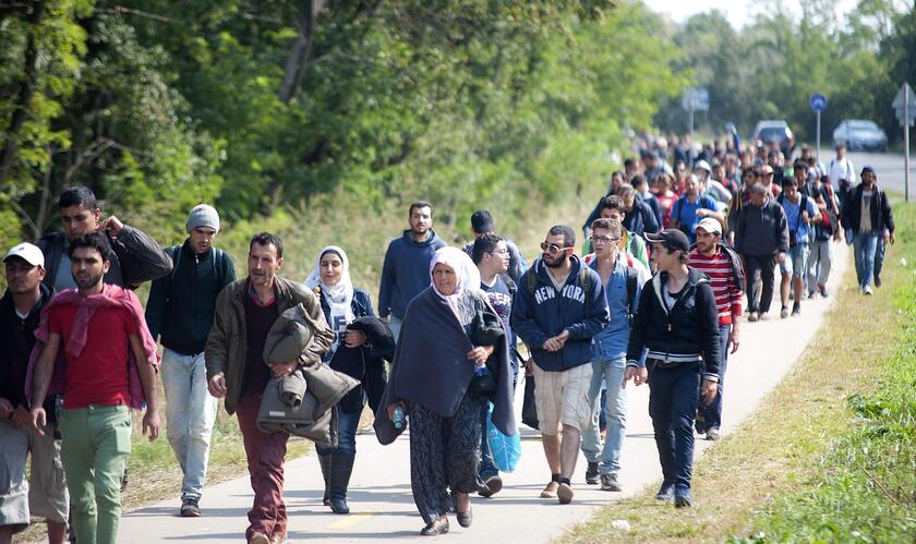 Migrants arrive in Hungary © ANSA/EPA