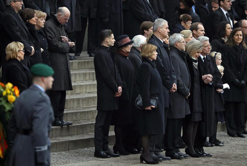 State ceremony for late former German president Roman Herzog in Berlin © ANSA/EPA