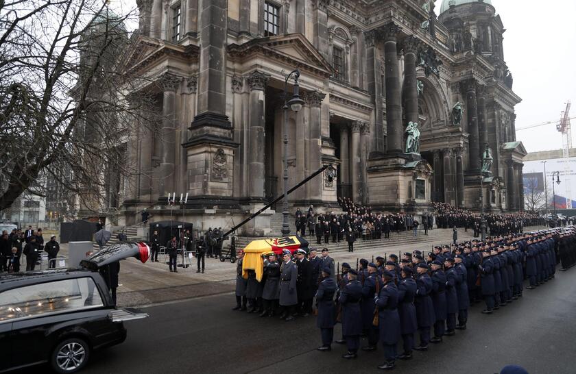 State ceremony for late former German president Roman Herzog in Berlin © ANSA/EPA